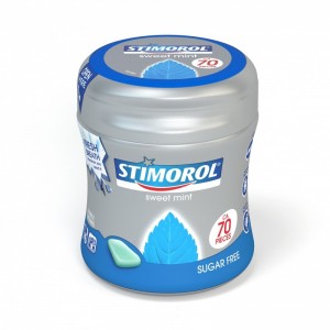 Bottle Peppermint (Sweet Mint) 6 x 101,5g Stimorol