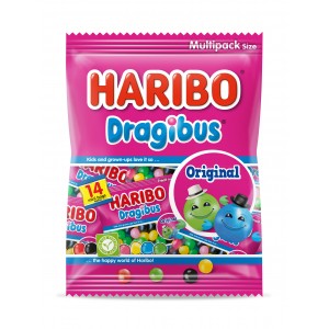 Dragibus 350g Haribo Veggie (14 mini zakjes)