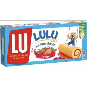 LULU Mini Roulé aardbei 180 x 25gr