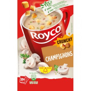 ROYCO CRUNCHY CHAMPIGNONS 20 ZAKKEN