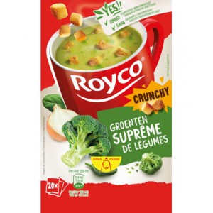 ROYCO SUPREME GROENTEN + KORSTJES 20 ZAKJES