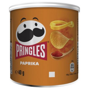 PRINGLES SWEET HOT PAPRIKA CHIPS 12x40GR