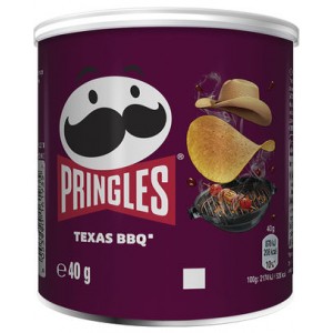 PRINGLES TEXAS BBQ CHIPS 12x40GR